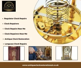 Precision Regulator Clock Repairs - Restore Accuracy and Elegance