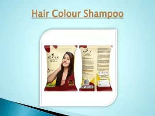 hair colour shampoo