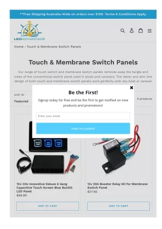 Touch Switch Panels