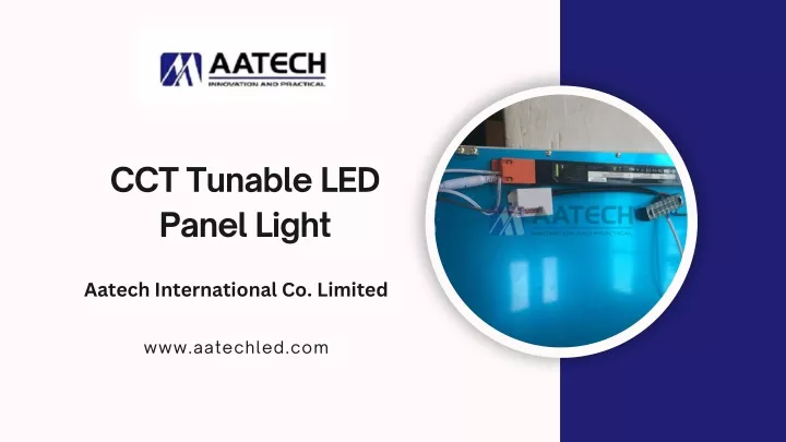 cct tunable led panel light