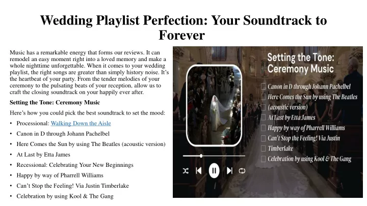 wedding playlist perfection your soundtrack to forever