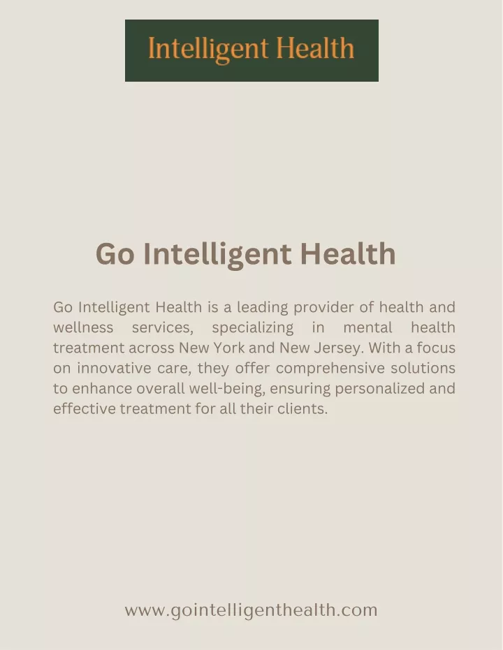 go intelligent health