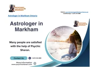 Best Astrologer in Markham Ontari