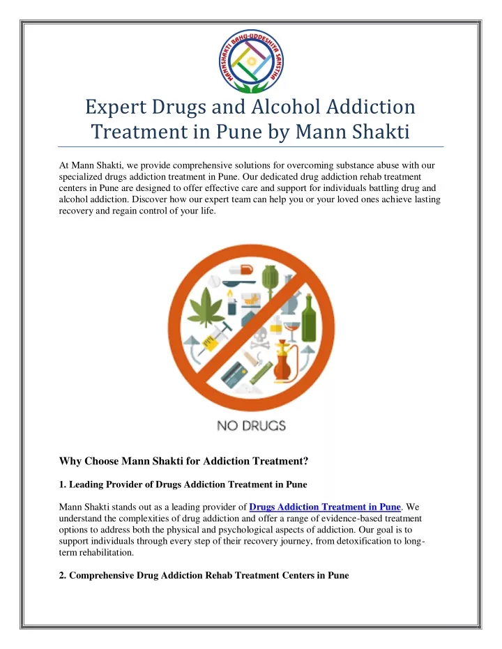 expert drugs and alcohol addiction treatment