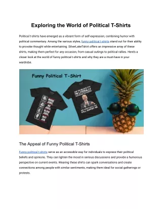 Funny Political Tshirt