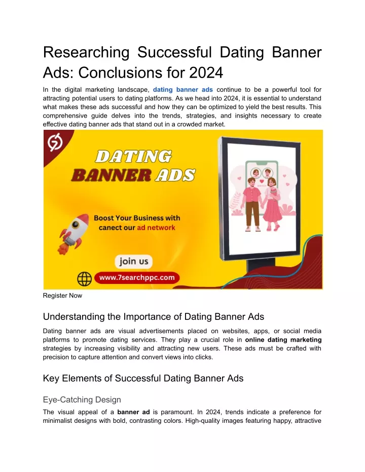 researching successful dating banner