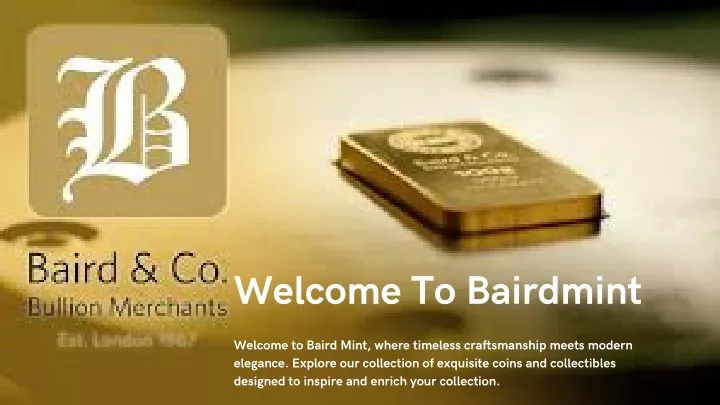 welcome to bairdmint