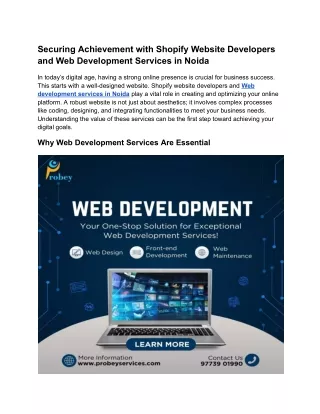 securing achievement with shopify website