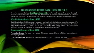 quickbooks error 1402 how to fix it