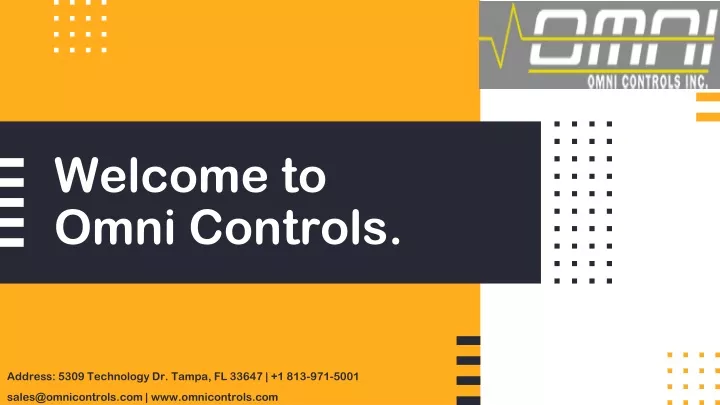 welcome to omni controls