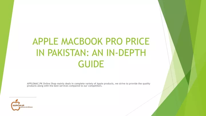 apple macbook pro price in pakistan an in depth guide