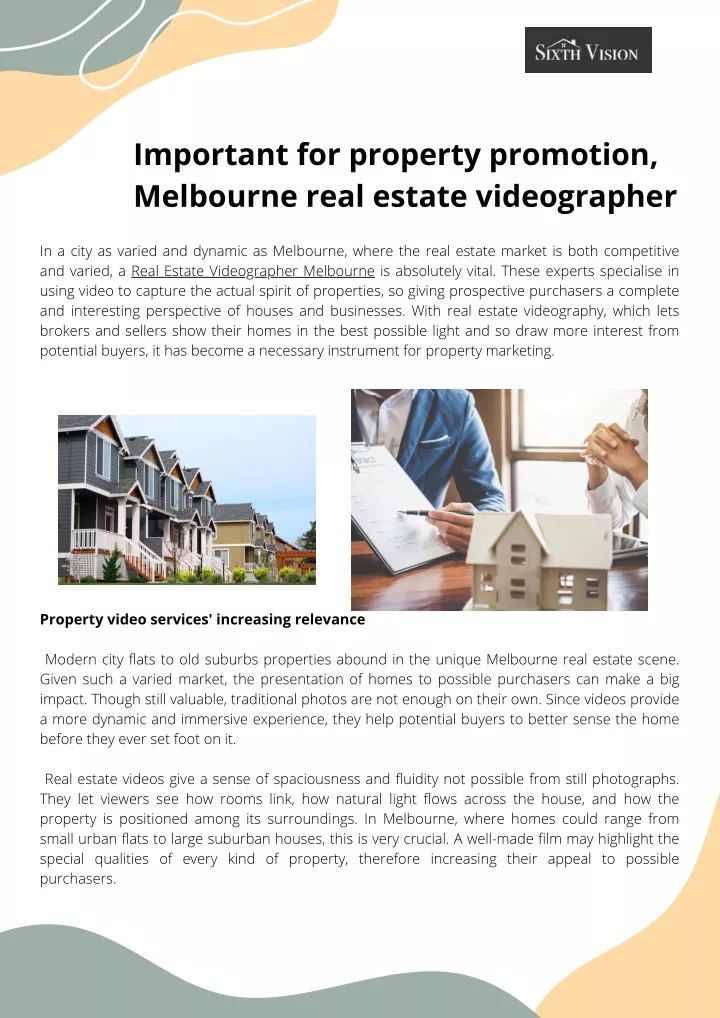 important for property promotion melbourne real