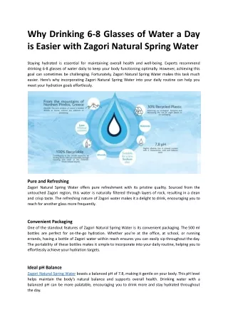 Why Drinking 6-8 Glasses of Water a Day is Easier with Zagori Natural Spring Water.docx