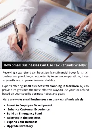 How Small Businesses Can Use Tax Refunds Wisely?