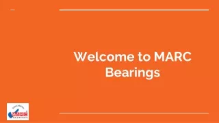 Bearing Manufacturer in India - MARC Bearings