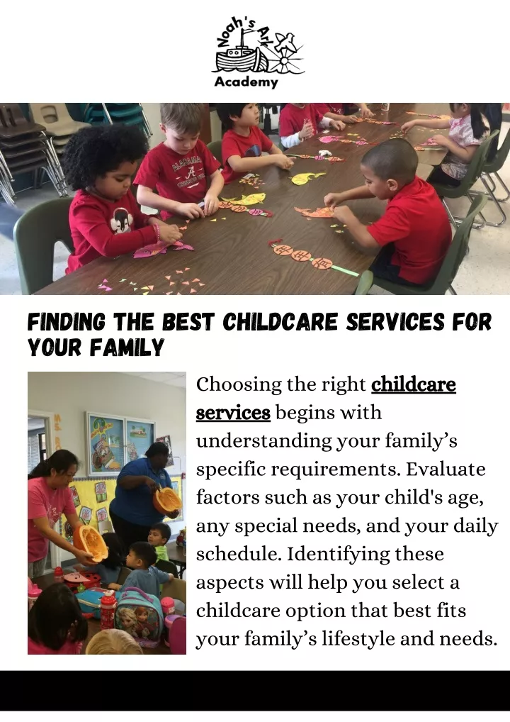 finding the best childcare services for your