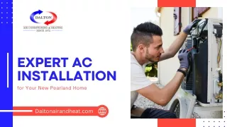 Expert AC Installation for Your New Pearland Home