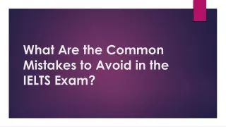 what are the common mistakes to avoid
