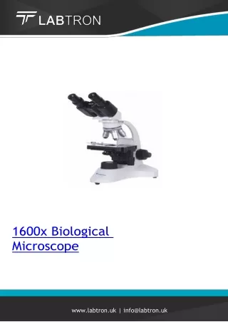 1600x biological microscope