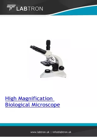 high magnification biological microscope