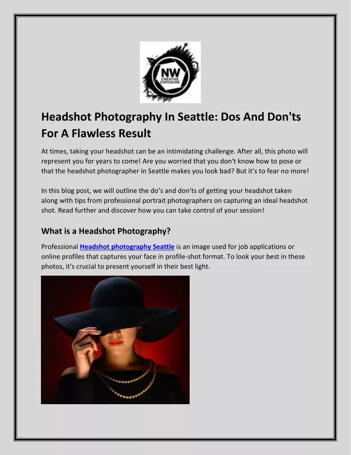 headshot photography in seattle