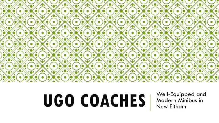 ugo coaches