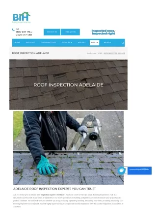 Roof Inspection Adelaide