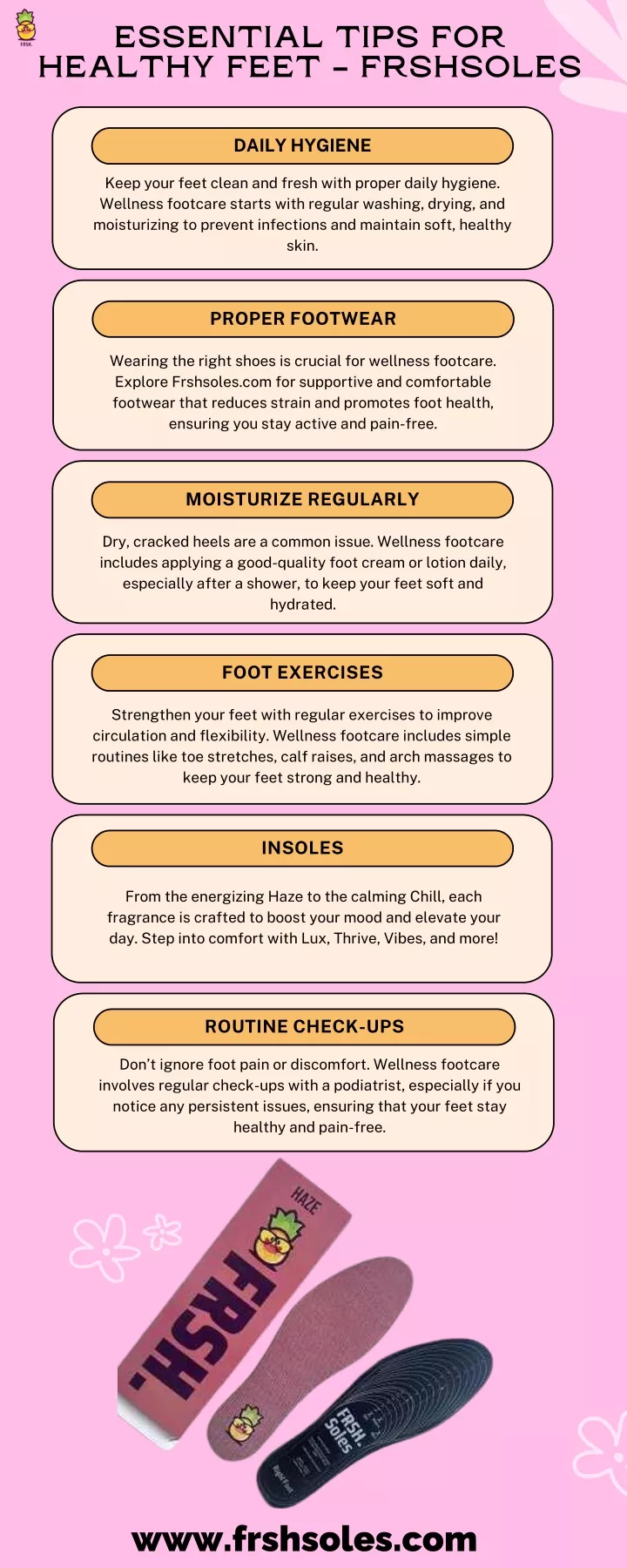 essential tips for healthy feet frshsoles