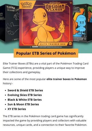 popular etb series of pok mon