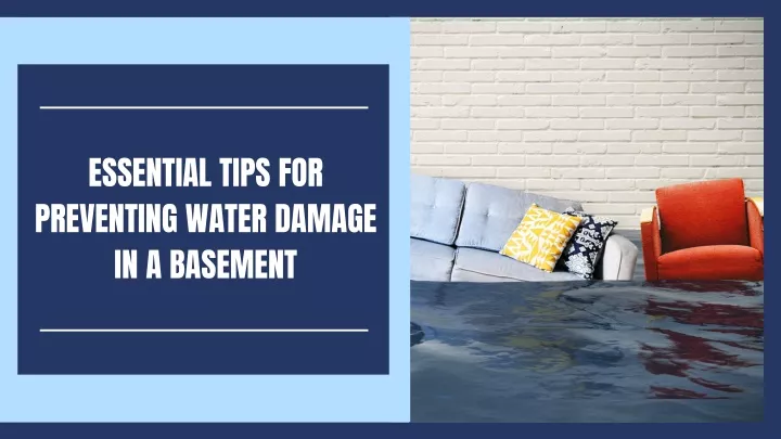 essential tips for preventing water damage