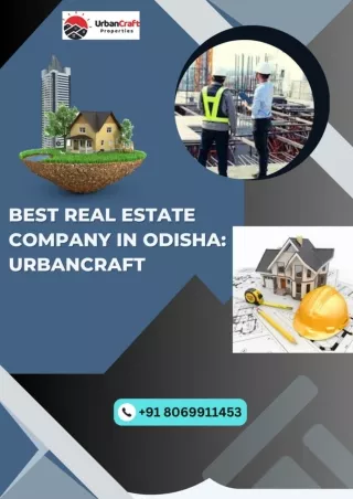 Best Real Estate Company in Odisha UrbanCraft