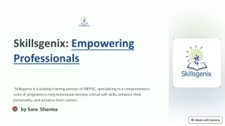 Best Corporate & Placement Training in Pune - SkillsGenix