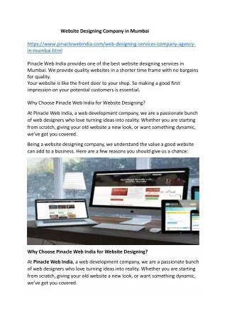 Corporate Website Designing Services in Mumbai