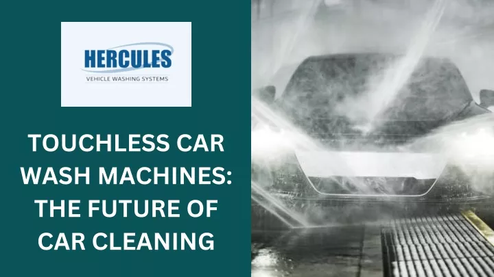 touchless car wash machines the future