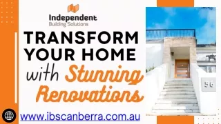 Transform Your Home with Stunning Renovations in Canberra