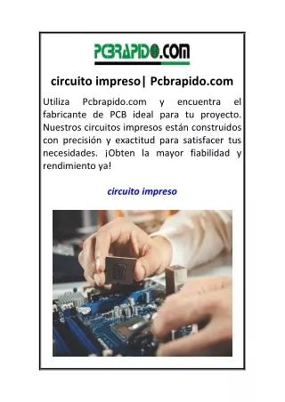 circuito impreso Pcbrapido.com