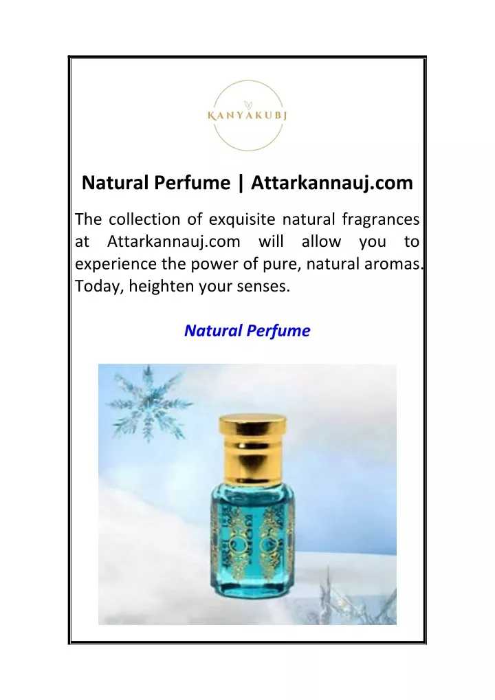 natural perfume attarkannauj com