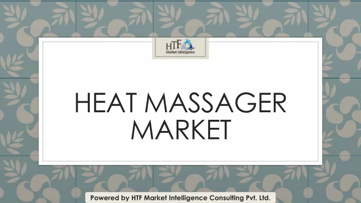 heat massager market