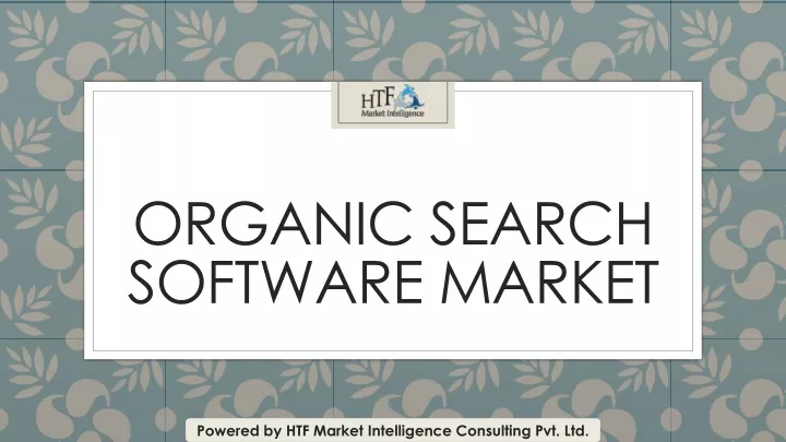 organic search software market