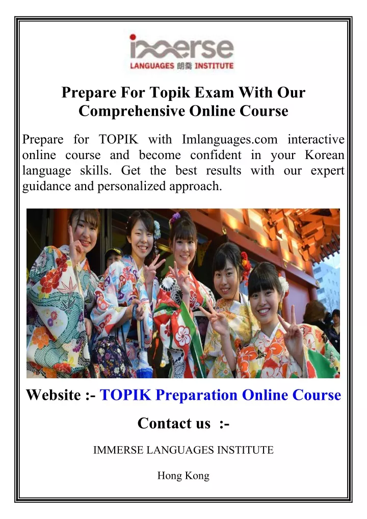 prepare for topik exam with our comprehensive