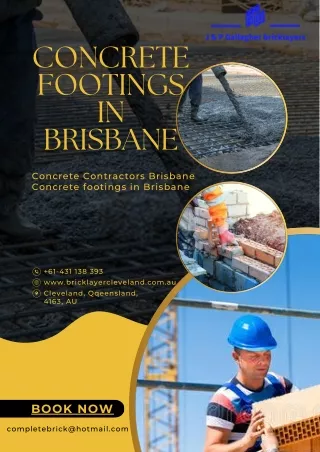 Types of Concrete footings in Brisbane