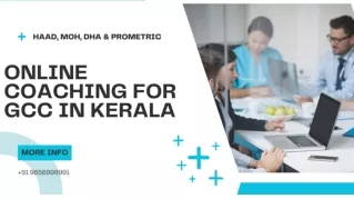 Online coaching for the GCC (Gulf Cooperation Council) in Kerala