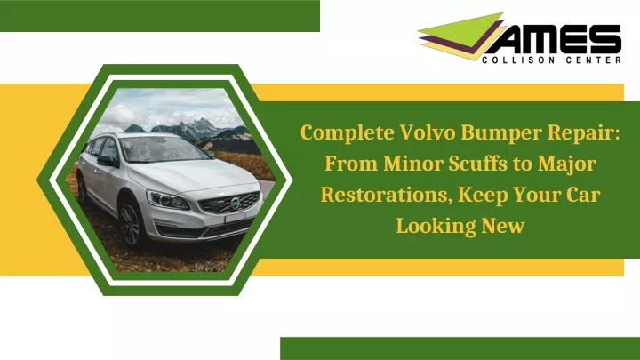 complete volvo bumper repair from minor scuffs