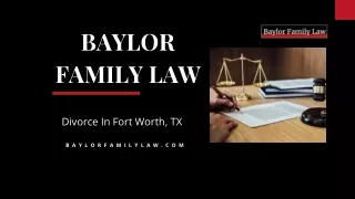 Divorce In Fort Worth, TX