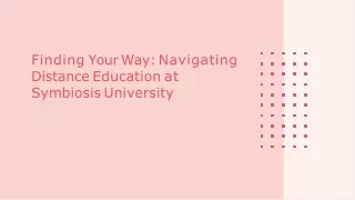 finding your way navigating distance education at symbiosis university