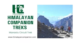 Manaslu Circuit Trek