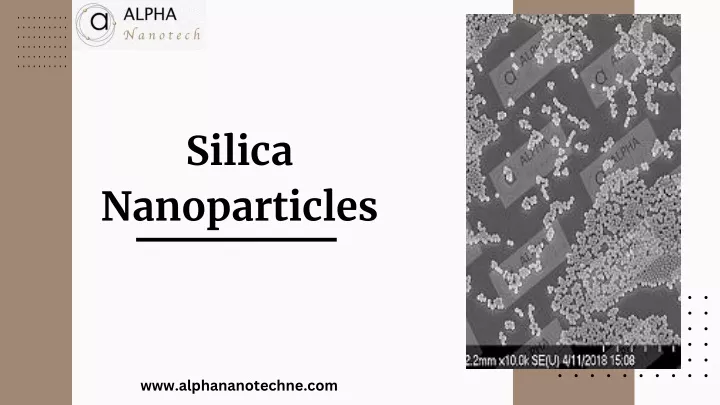 silica nanoparticles