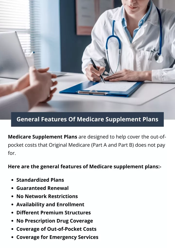 general features of medicare supplement plans