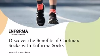 Discover the Benefits of Coolmax Socks with Enforma Socks