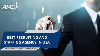 Best Recruiting and Staffing Agency in USA